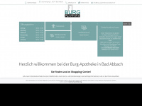 burg-apotheke-bad-abbach.de Webseite Vorschau