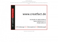 creatfact.de Webseite Vorschau