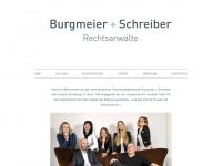 burgmeier-schreiber.de Webseite Vorschau
