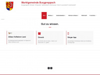 burgpreppach.de Webseite Vorschau