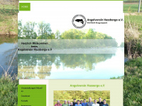 angelverein-hassberge.de Webseite Vorschau