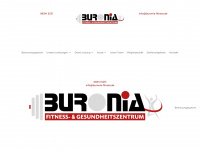 buronia-fitness.de Webseite Vorschau