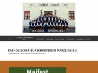 burschenverein-marzling.de Webseite Vorschau