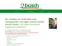 busch-garten.de Webseite Vorschau