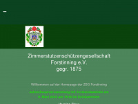 zsg-forstinning.de Webseite Vorschau