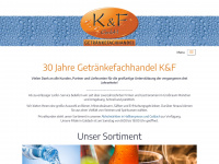 kf-getraenke.de Webseite Vorschau
