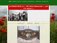 glonnermusi.com Webseite Vorschau