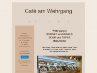 cafeamwehrgang.de Webseite Vorschau