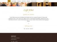 cafe-eber.de Webseite Vorschau