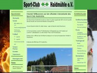 sc-haidmuehle.de Webseite Vorschau