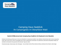 camping-haus-seeblick.de Webseite Vorschau