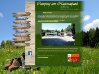 camping-nationalpark.de Webseite Vorschau