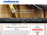 caravan-fraenkel.de Webseite Vorschau