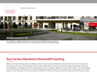 caritas-altenheim-gauting.de Webseite Vorschau