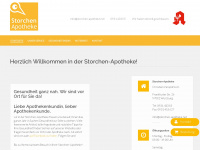 storchen-apotheke.net Webseite Vorschau