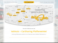 carsharing-pfaffenwinkel.de Webseite Vorschau