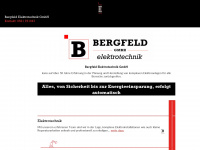 bergfeld-elektrotechnik.de Webseite Vorschau