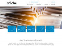 faac-servicecenter.at Webseite Vorschau