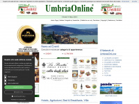 umbriaonline.com Webseite Vorschau