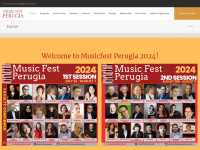musicfestperugia.net Webseite Vorschau