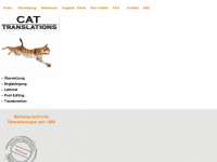 cattranslations.com Webseite Vorschau