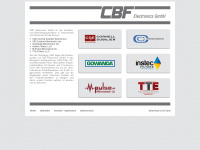 cbf-electronics.de Webseite Vorschau