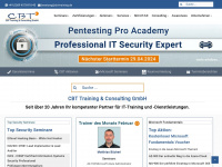 cbt-training.de Webseite Vorschau