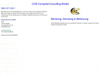 ccbinder.de Webseite Vorschau