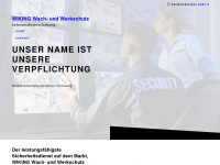 sicherheitsdienste-security.de Webseite Vorschau