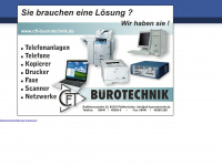 cft-buerotechnik.de Webseite Vorschau