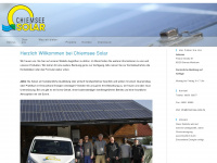 chiemsee-solar.de Webseite Vorschau