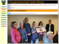 chorgemeinschaft-sankt-mang.de Webseite Vorschau