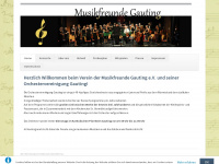 musikfreunde-gauting.de Webseite Vorschau