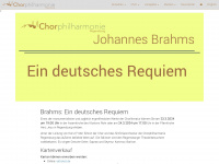 chorphilharmonie.de Webseite Vorschau