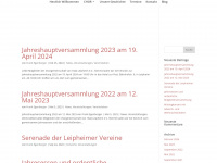 chorgemeinschaft-leipheim.de Webseite Vorschau