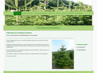 christbaum-schollerer.de Webseite Vorschau