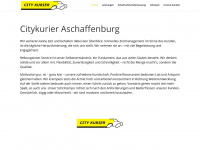 citykurier-ab.de Webseite Vorschau