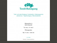 city-textilreinigung.de Webseite Vorschau