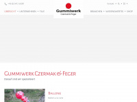 gummiwerk.at Webseite Vorschau