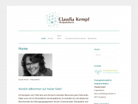 claudia-kempf.de Webseite Vorschau