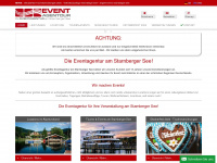 event-agentour.de Webseite Vorschau