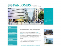 pandomus.de Webseite Vorschau