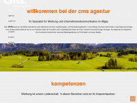cms-agentur.de Webseite Vorschau