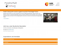 musikschule-coburg.de Webseite Vorschau