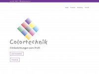colortechnik.de Webseite Vorschau