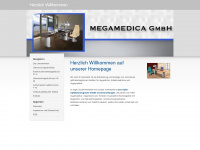 megamedica.de Webseite Vorschau