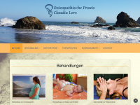 osteopathischepraxis.de Webseite Vorschau