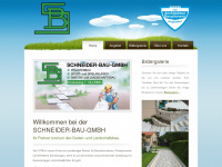 schneider-bau-gmbh.de Webseite Vorschau