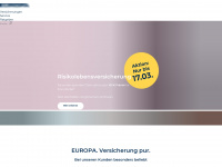 europa.de Webseite Vorschau