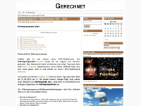 gerech.net Webseite Vorschau